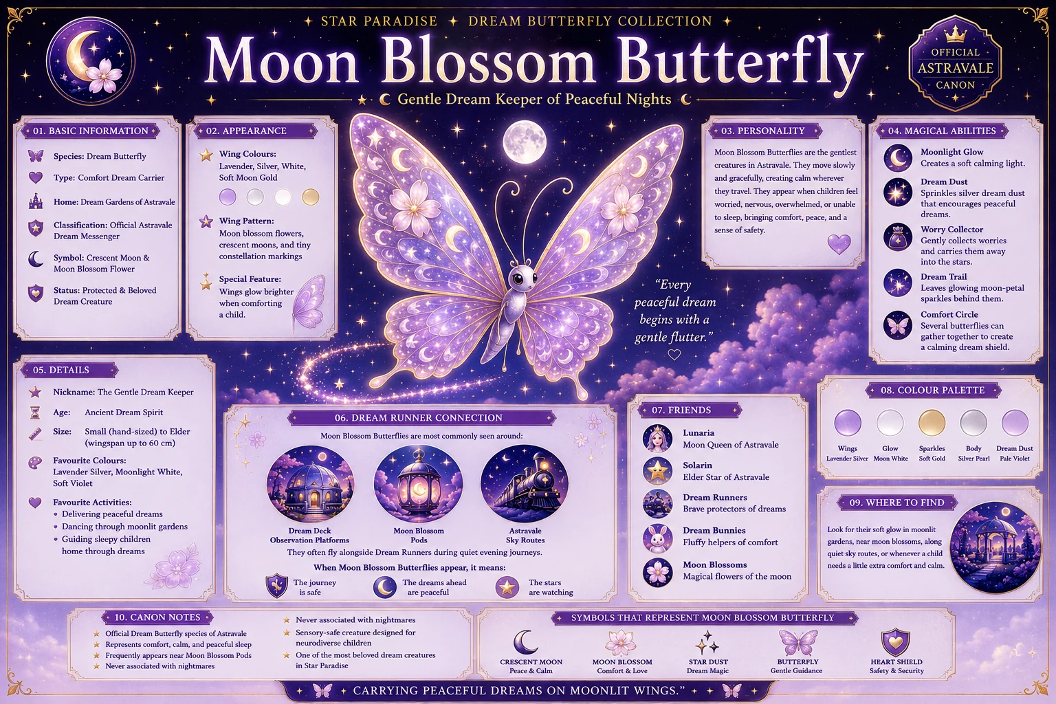 Moon Blossom Butterfly — a gentle dream keeper of peaceful nights.