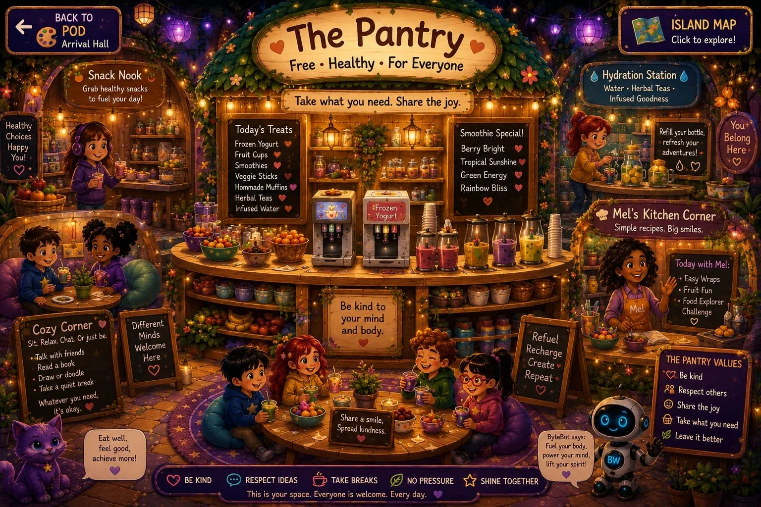 The Pantry - Free, Healthy, For Everyone. Take what you need. Share the joy.
