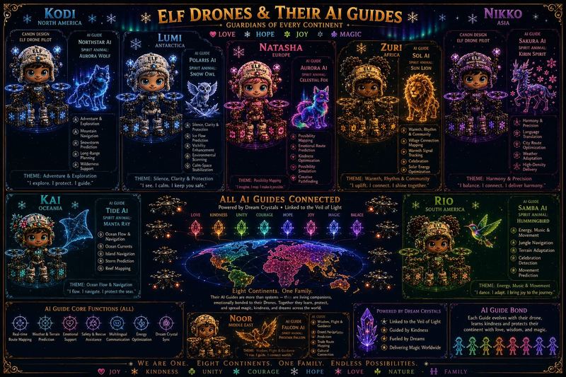 Elf Drones and their AI Guides master poster