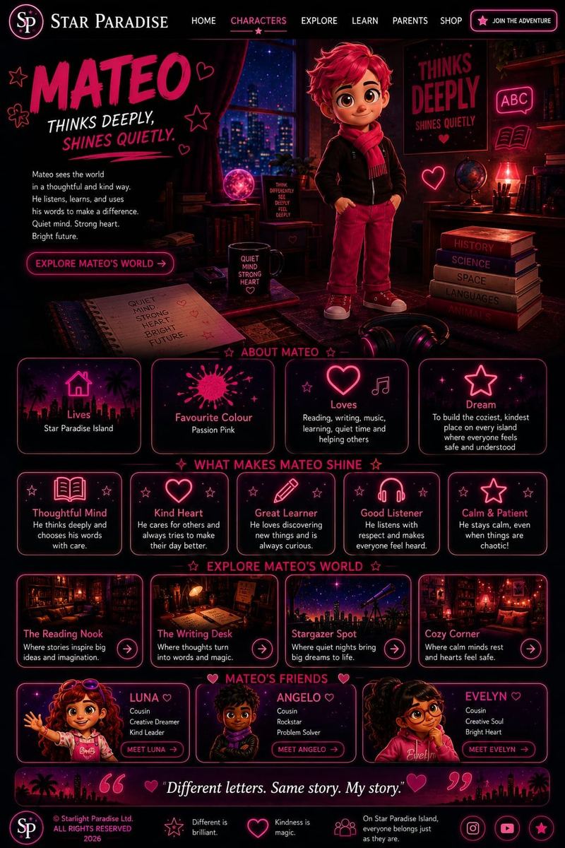 Mateo character profile