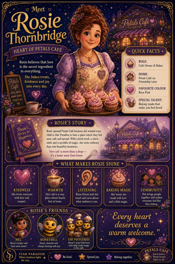 Rosie Thornbridge character profile - Heart of Petals Café