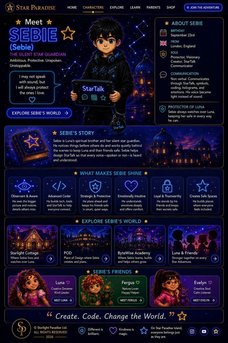 Sebie character profile