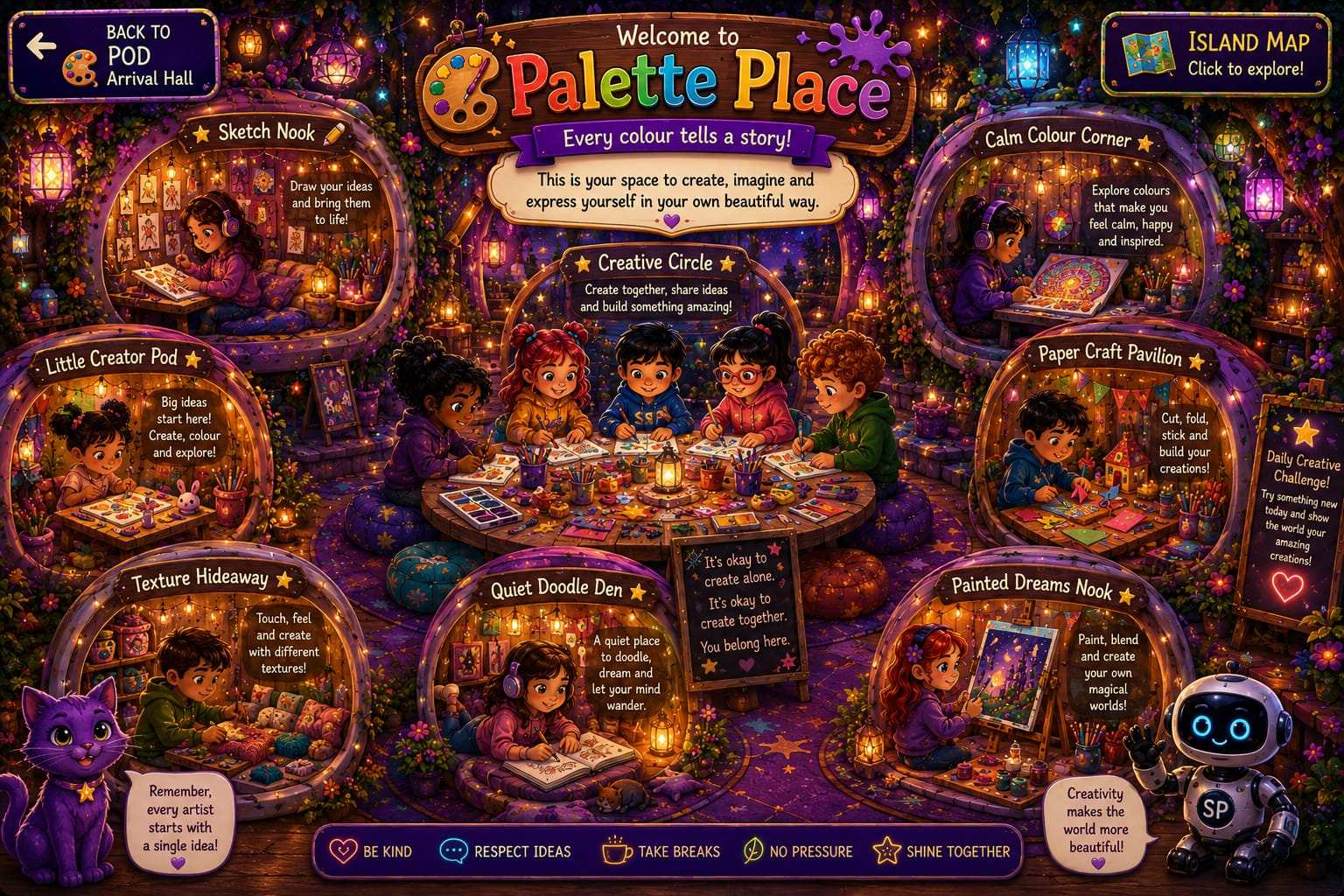 Palette Place - Every colour tells a story! Create, imagine and express yourself in your own beautiful way.